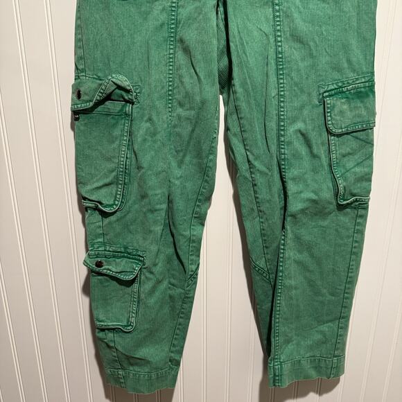 Free People We The Free Tahiti Cargo Pants Green Size Small - Picture 4 of 8